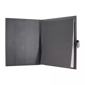 Папка в кожаном переплете со сменным блокнотом А4